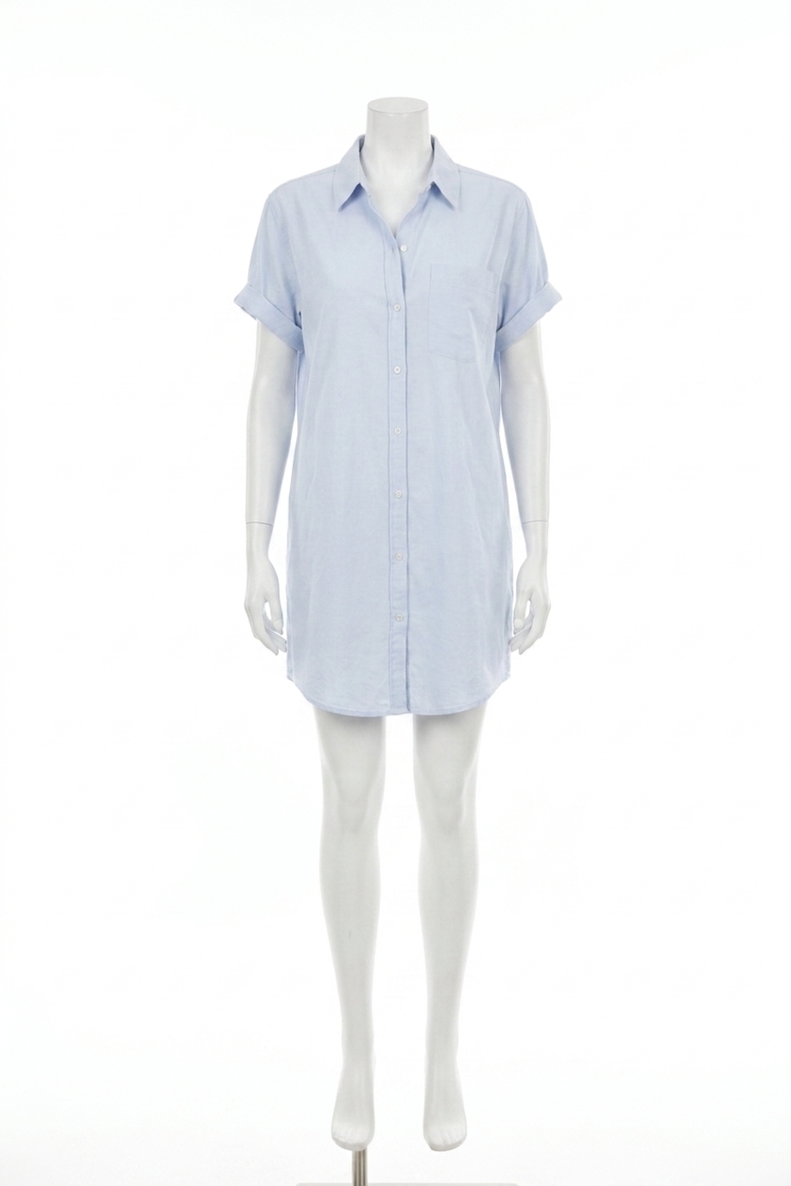 NEW LILLA P easy shirt dress in hydrangea